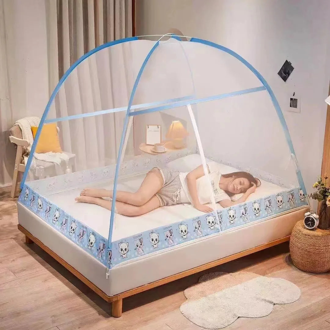 New Version Yurt Encryption No Need to Install Full Cover Baby Bed Mosquito Net Full Cover Portable Folding Mosquito Net