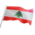Promotional 3x5 Ft Lebanon Flag 100% Polyester with Brass Grommets Fast 48h Delivery Custom Logo Digital Printed Graphics