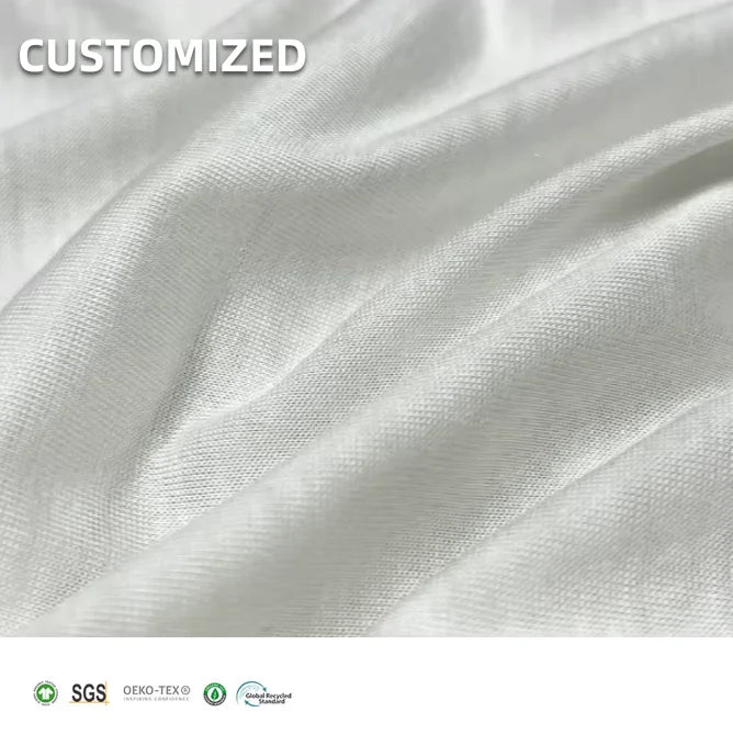 OEKO TEX Certified 70% Lyocell 30% Organic Cotton Eco-Friendly Wicking Knit Fabric for Activewear & T-Shirts