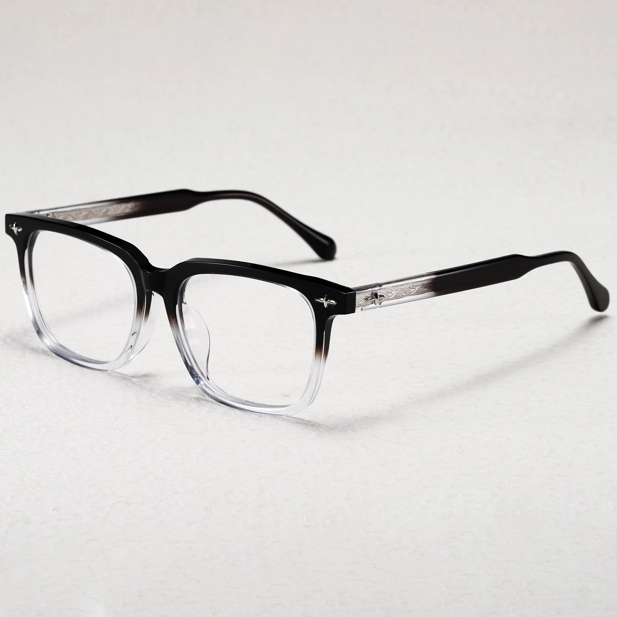 Sweet Wind Japan Imported Acetate Men and Women Fashion square Frame Myopia Glasses Trend All Match