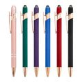 JH Stylus Pen for Touch Screens Ball Point Pen Writing Soft Touch Stylus Metal Ballpoint Pen With Rose Gold Hardware