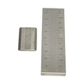 Single Groove Stainless Steel Scraper Fineness Meter BGD 241/0  0-15um Fineness of Grind Gauge