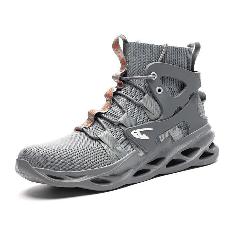 Factory Steel Toe Anti Slip Wear Resistant Light Weight Protective Breathable Working Sport Safety Shoes Safety Boots