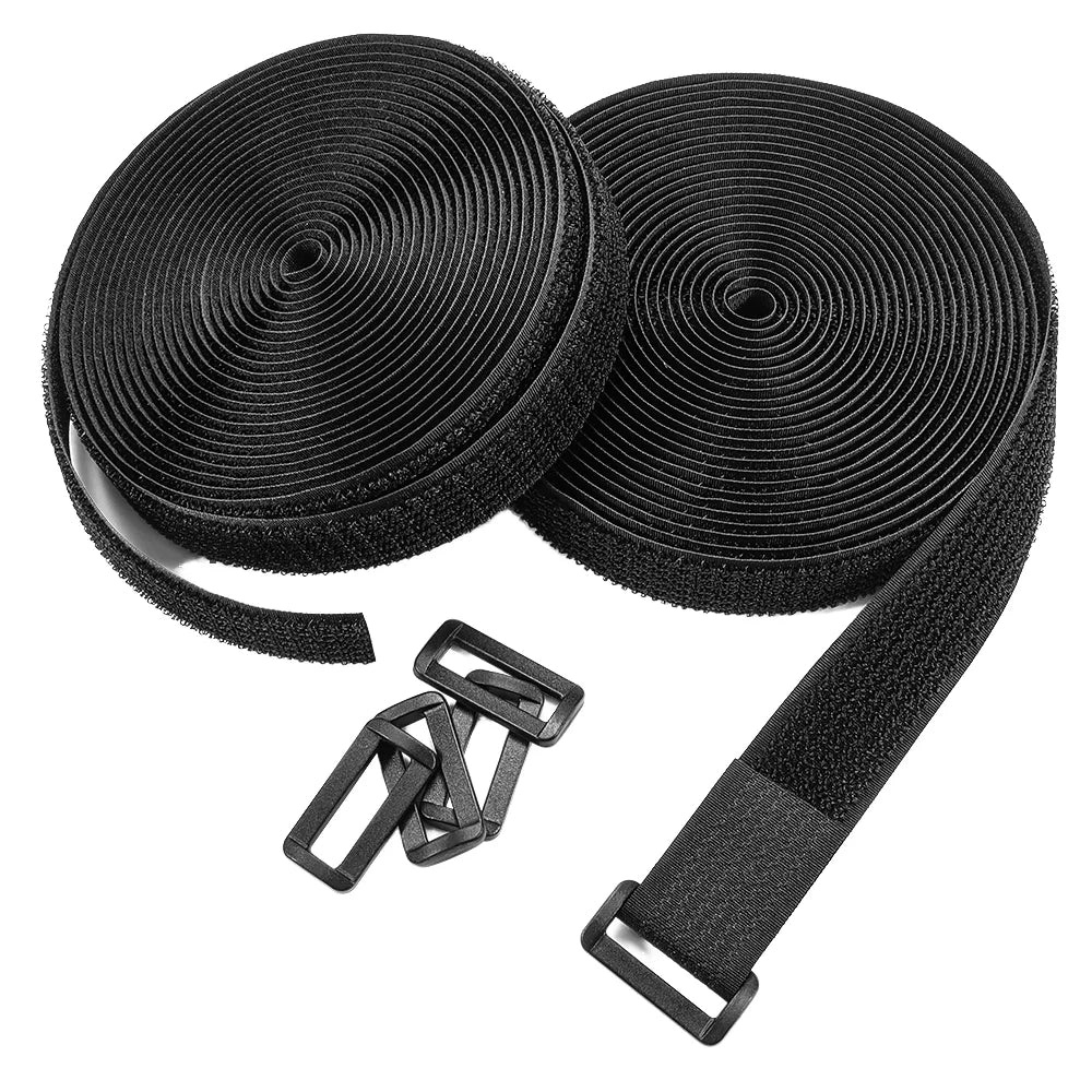 Self Gripping Hook and Loop Buckle Fastening Strap for Cords Cinch Straps Nylon Fastening Wire Hook and Loop Storage Straps