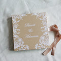 Wedding Fancy Custom Made Elegant Acrylic Invitations with Box Design