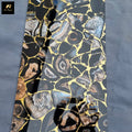 Springletile Ceramic Floor Natural Marbles Look Bathroom Brown Black Fire Gold Agate Blue Stone Wall Tiles