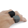 New Arrival Unique Bridge Design Silicone Men Ring Wedding Finger Rings Couple Rings