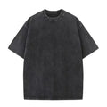 Custom Drop Shoulder Heavyweight Vintage Washed Tshirts Cotton Stone Washed T-shirt Printing Men Acid Washed Tshirts