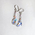 Delicate and Lovely Crystal Moon Earrings Girl Earrings Gift
