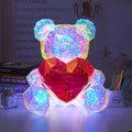 New Arrival Teddy Glowing Bear with Led Light in Gift Box for Mother's Days