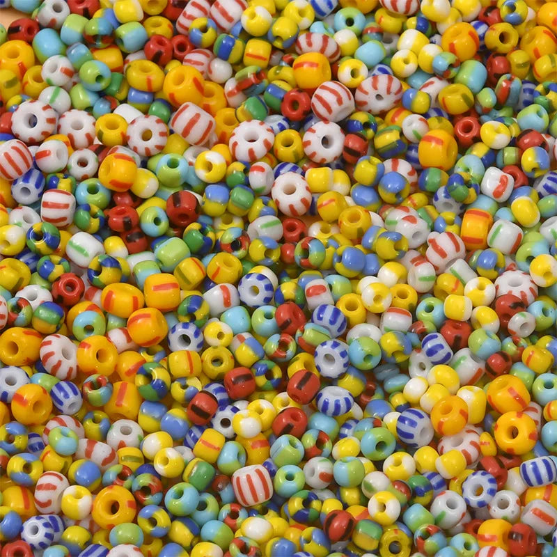 DS Crystal Wholesale 4mm Candy Glass Seed Beads Opaque Colors Beads DIY Bracelet Necklace Accessories Beads