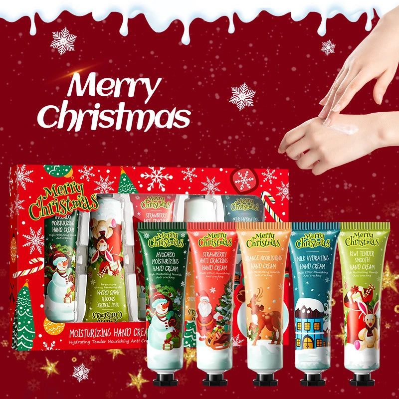 OEM/ODM Whitening Hand Lotion Moisturizing and Soothing Christmas Hand Cream Set