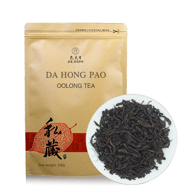 Big Red Robe Loose Leaf Tea Fujian Wuyishan Dahongpao Oolong Tea Wuyi Mountain Rock Tea 100g Package