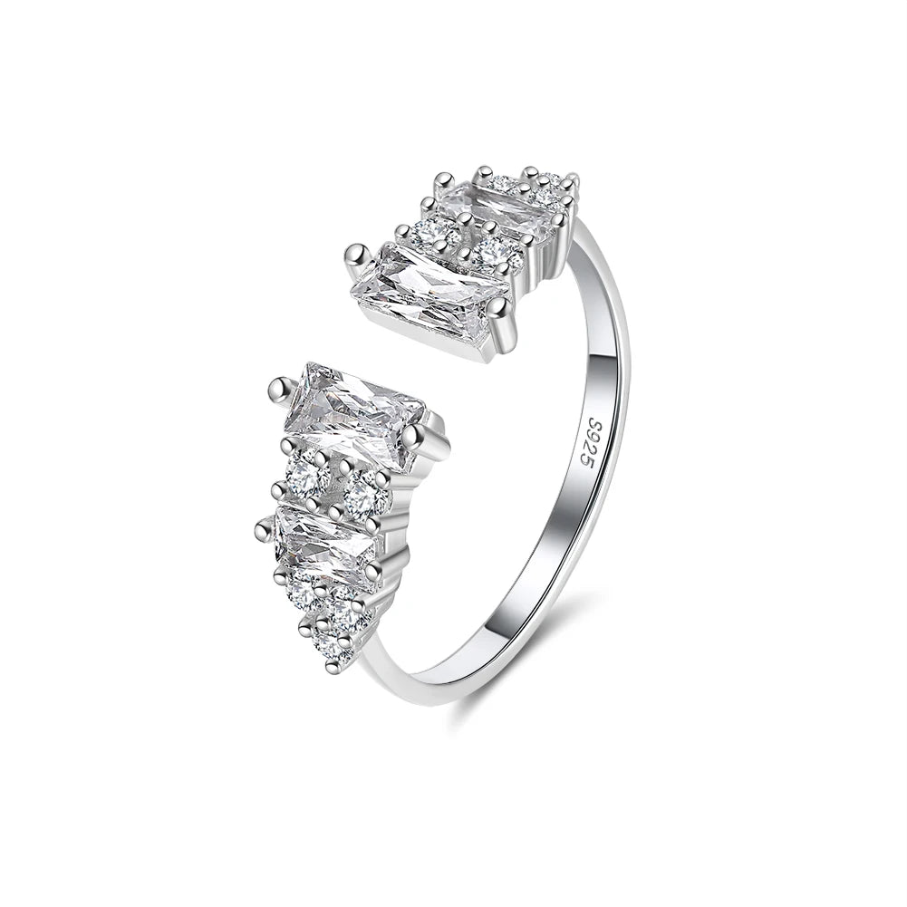 RIINNTIN SR215 New Arrival Unique Rings 925 Sterling Silver Jewelry Wholesale Adjustable Rings