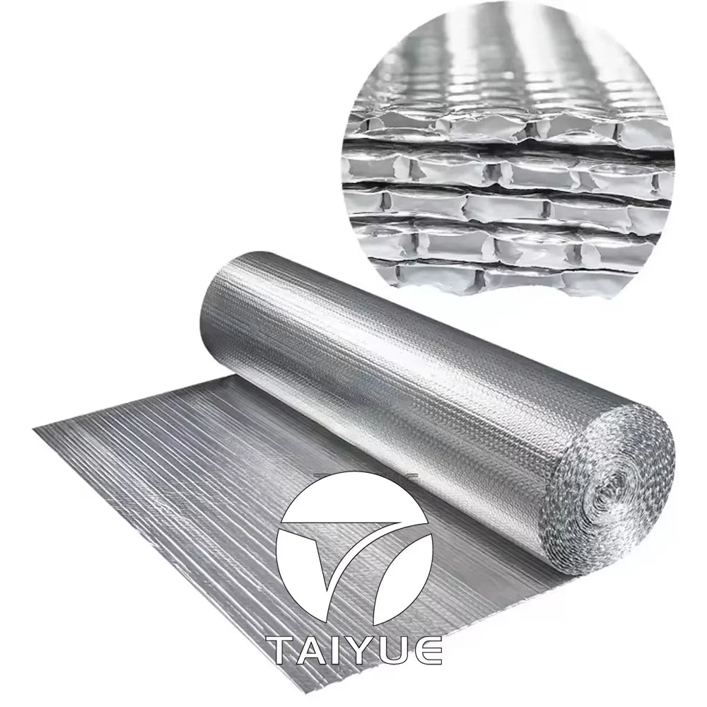 Industrial-Style PE Roof Insulation Aluminium Foil Bubble Wrap Thermal Insulation Sheet Reflective Heat Protection Warehouses