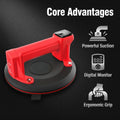 Shijing P618A Suction Lifter Paving Brick Tool Strong Handling Large Tile Glass Air Pump Electric Vacuum Suction Cup for Granite MegaBDM