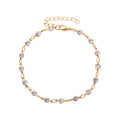 Factory Wholesale Anklets Trend Simple Shiny Rhinestones Women Anklet Bracelet