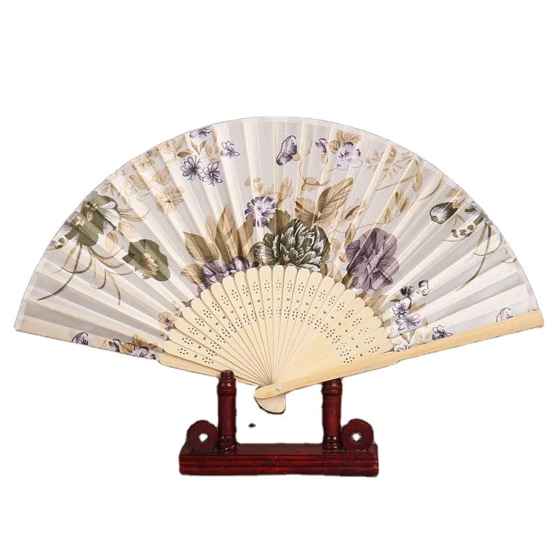 Chinese Retro Style Hand Fan Suitable for Party Wedding Dance Decoration