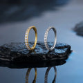 ASTM F136 Earrings Titanium PVD Plated No Fade Claw Set CZ Zircon CNC Setting Piercing Nose Clicker