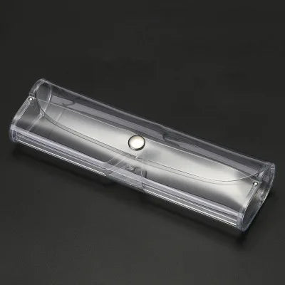 Classic Transparent PVC Reading Glasses Case Ultralight Portable Clear Plastic Rectangle Case