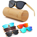 CONCHEN Party Adult Cheap Mirror Shades Frameless Square Sun Glasses New Fashion Oversized Engrave Logo Custom Bamboo Sunglasses
