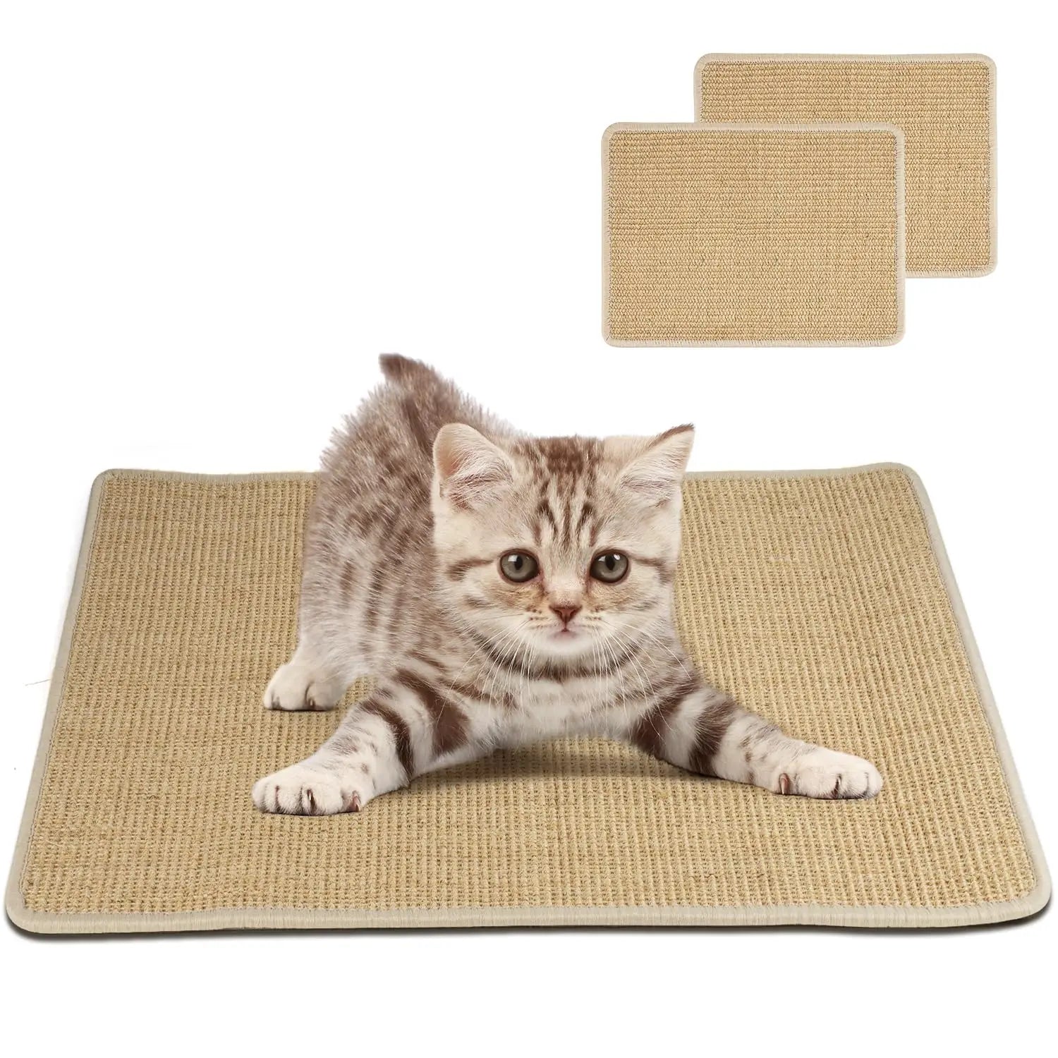 Durable Sisal Cat Scratching Mat Furniture Protector Wholesale Cat Floor Corner Scratching Pad Cat Scratch Pad