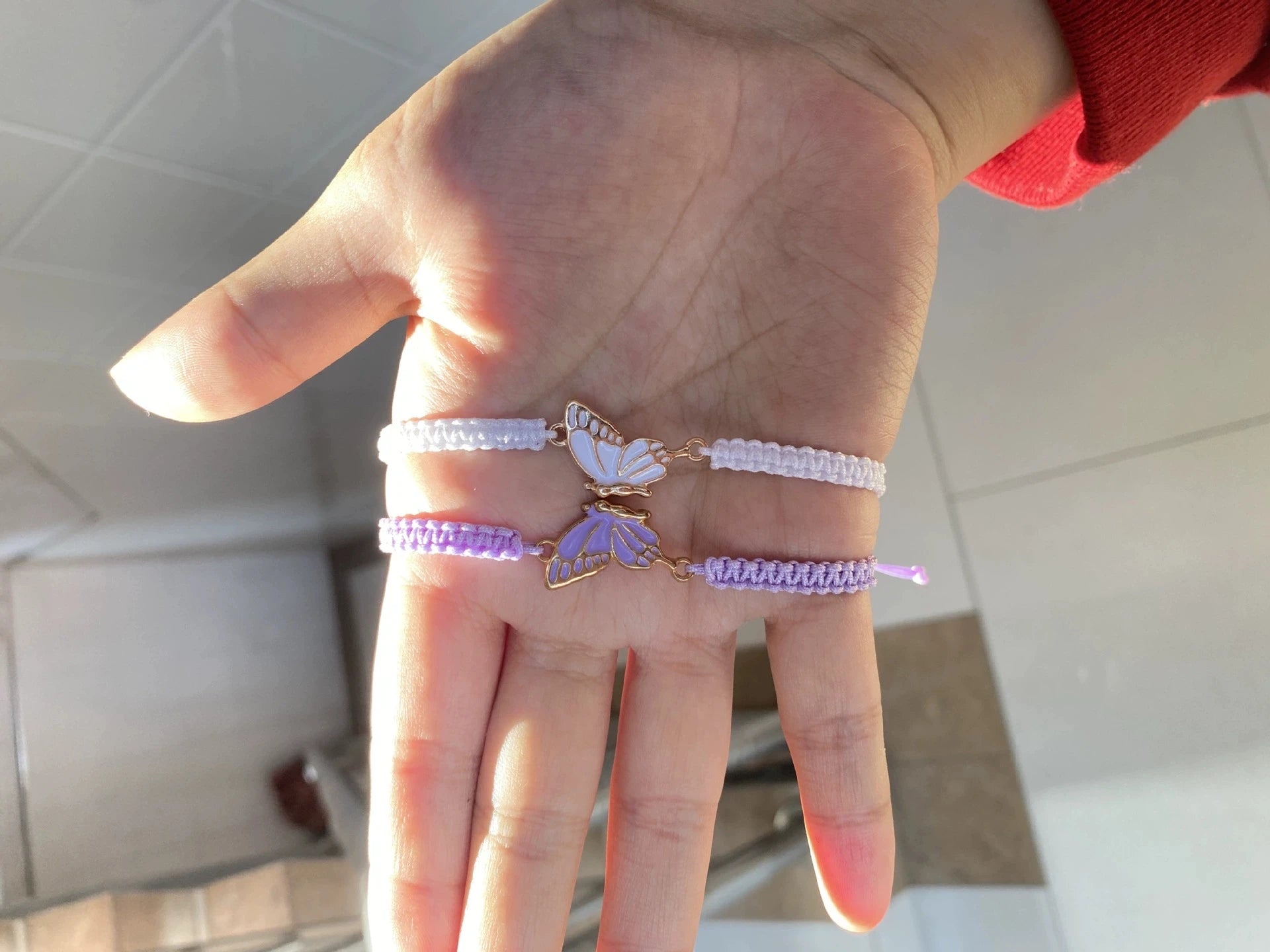 Fashion butterfly Woven Couple Bracelet for Jewelry Shop Wholesale N240965