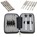 10pcs Glasses Precision Screwdriver Kit Watch Jewelry Eyeglasses Multifunction Repairing Tool Sets With Zipper Box