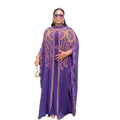 Luxury Two-piece Set Women Kaftan Luxurious Rhine Stone African Fashion Dress Church Africa Women Dress