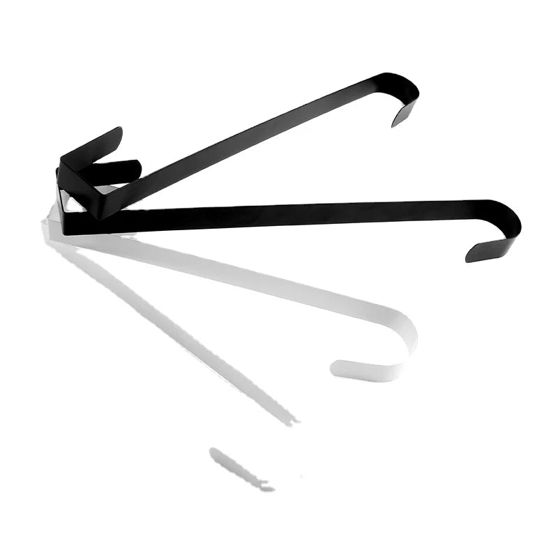 Hot Selling Black Finished Metal Wreath Hanger Hook Front Door Christmas Decoration-High Quality Wreath Hanger for Outdoor Use