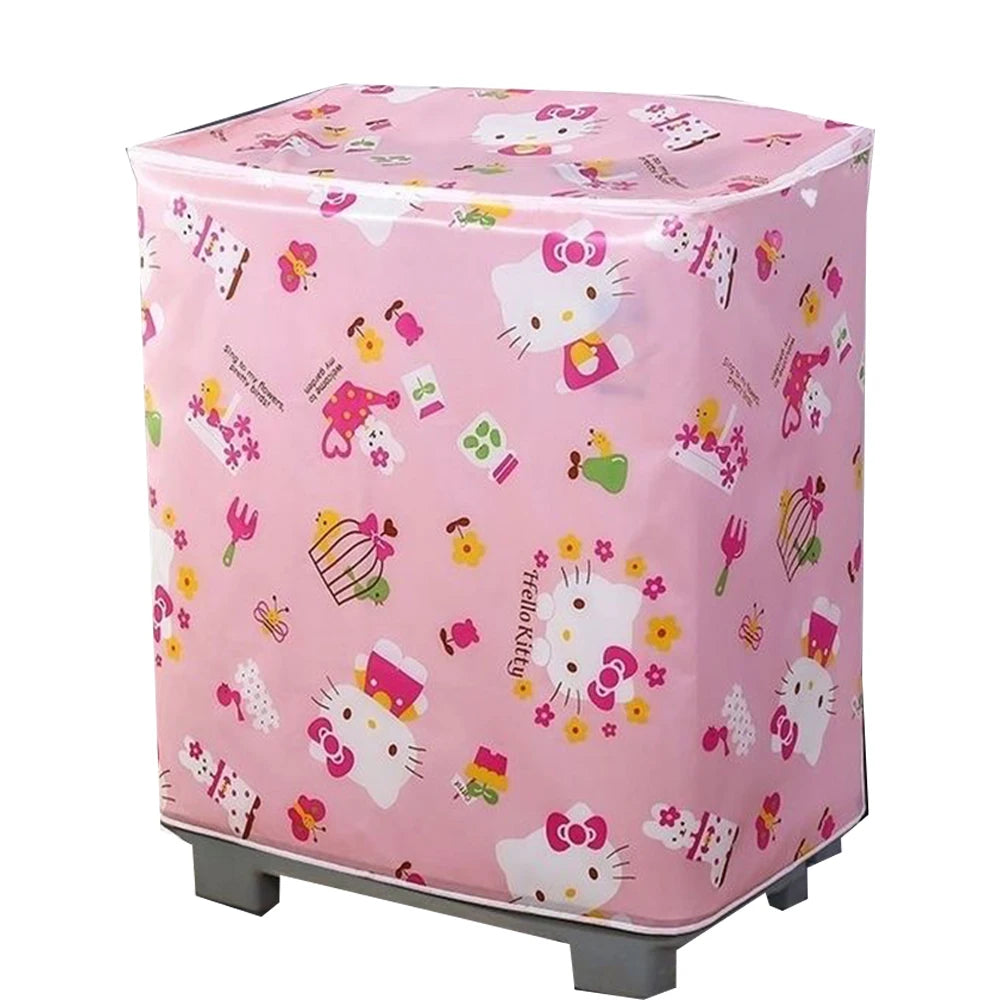 Household Kitchen Washing Machine Dustproof Cover Set Eco-Friendly Folding Waterproof PEVA Square