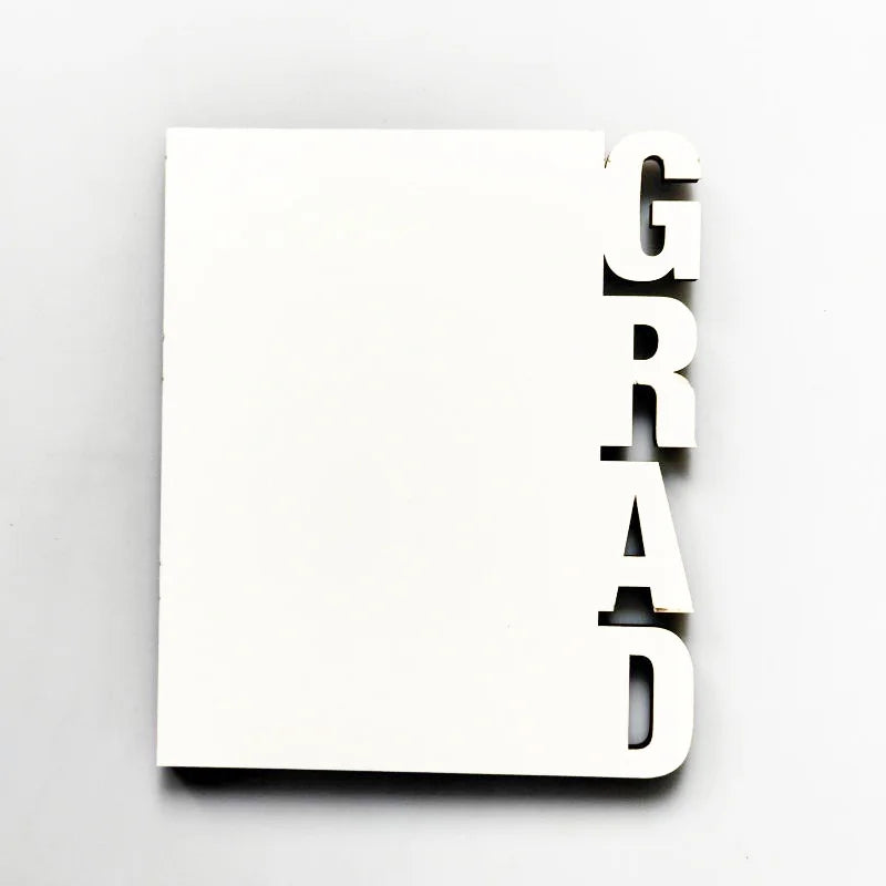 Qualisub Personalized 5mm MDF GRAD Photo Frame Sublimation Graduation Photo Frame Blank MDF Photo Frame for Sublimation