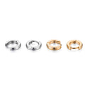 Fashion Earrings Trend 2022 Gold Plated Minimalist Hoop Earrings for Women