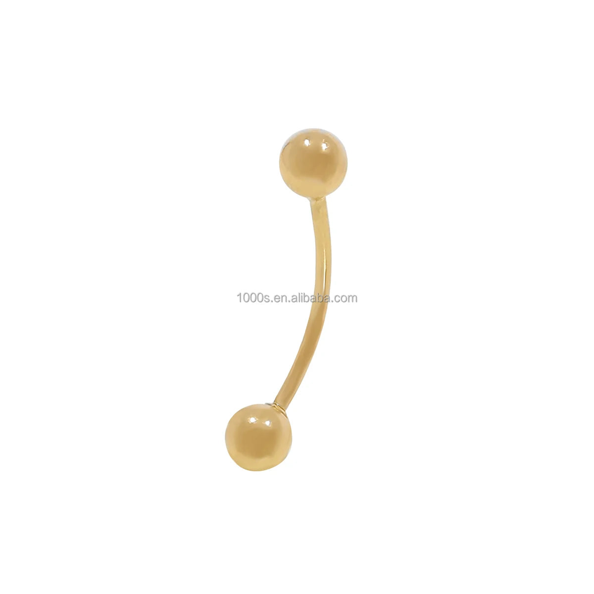 Best Selling 14k Solid Gold Bellybutton Ring Women's Wedding Body Piercing Jewelry for Children's Gifts