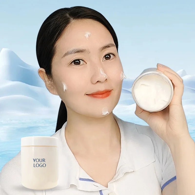 Collagen Face Cream Moisturizing Firming Vegan Beauty Snow Lightening Whitening Facial Cream Smooth Skin Goat Milk Face Cream