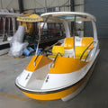 4-person Electric Vehicle Boat at Sea Four Layers of Fiberglass Material Electric Speed Boat Water Amusement Park Electric Boat