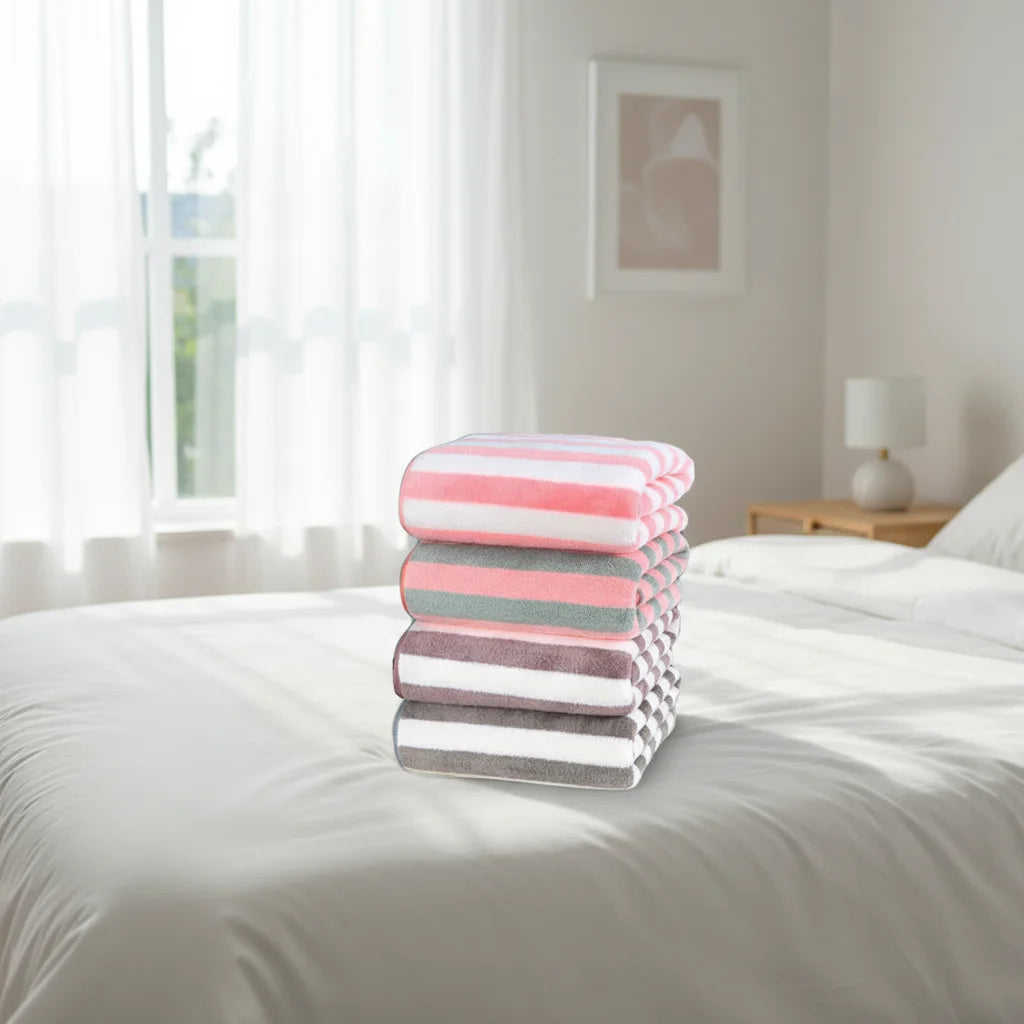 Coral Fleece Extra Absorbent Wash Clothes for Babies Infants and Toddlers - Sensitive Skin and Newborn  Towel