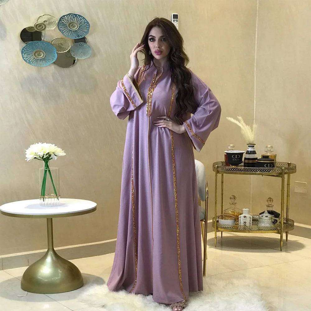 Soft Traditional Muslim Dress Islamic Clothing Dubai Abaya Arab Dress