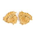 New Arrival Beach 18K PVD Gold Plated Cold Wind Wrinkle Stainless Steel Earrings for Women Summer Gift Party