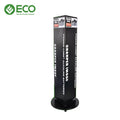 Custom Modern Four-Sided Folding Cardboard Lightweight Display Stand for Retail Eco-Friendly Glasses Rack Hooks Easy Assembly