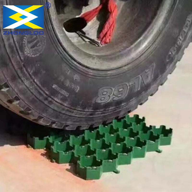 Eco-Friendly Pavements Plastic Grid Grass Paver for Parking or Driving