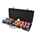 Custom for Gameland Monte Carlo Casino Poker Chips Set 400pcs Lightweight 10g Baccarat Acrylic Box for Cash Games & Fireplaces