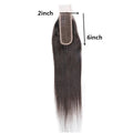 Dropshipping Suppliers Remy Hair Deep Part 2*6 Closure Silky Straight HD Closures Peruvian Natural Hairline Transparent Lace 2x6