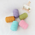 Hand-Crochet Woven Carpet T-Shirt Yarn Fancy Hand Woven Tshirt Yarn