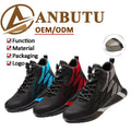 Wholesale 2025 New Style Breathable Work Shoes Lightweight and Comfortable Men's Casual Safety Shoes