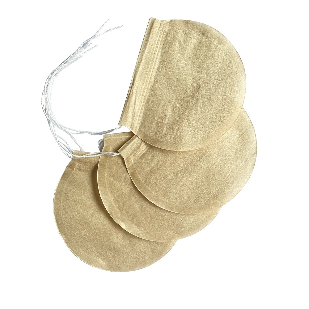 1000pcs/lot Customized Degradable Empty Unbleached Paper Heat Seal Disposable Tea Filter Bag