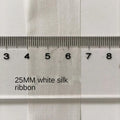 Wholesale Different Width White 100% Natural Pure Shibori Silk Ribbon for DIY EmbroideryHand Dye