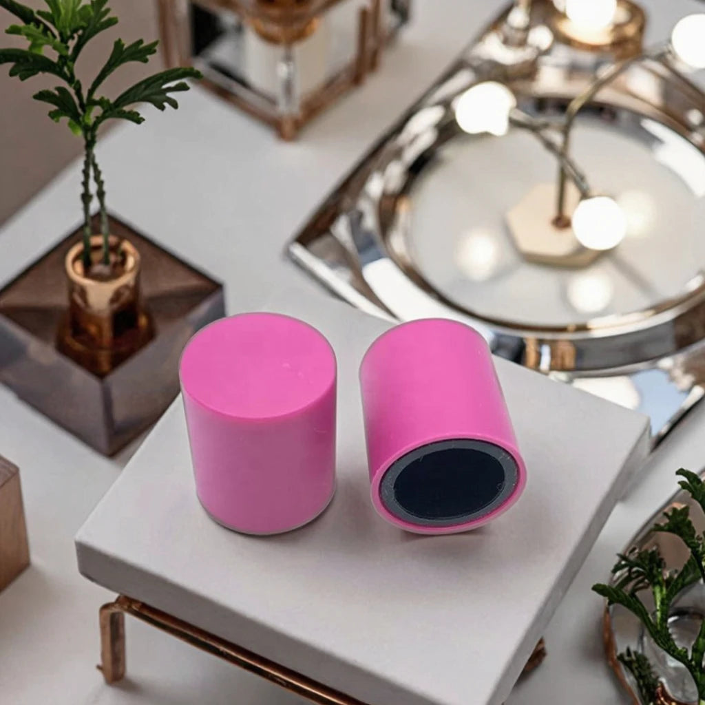 Wholesale 15mm 15Fea PP Plastic Pink Luxury Perfume Packaging Pump Sprayer Non Spill Round Bottle Cap Lids Closures