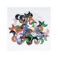 Wholesale High Quality Semi Precious Stone Quartz Crystal Craft Half Moon Cut Gemstone for Decoration
