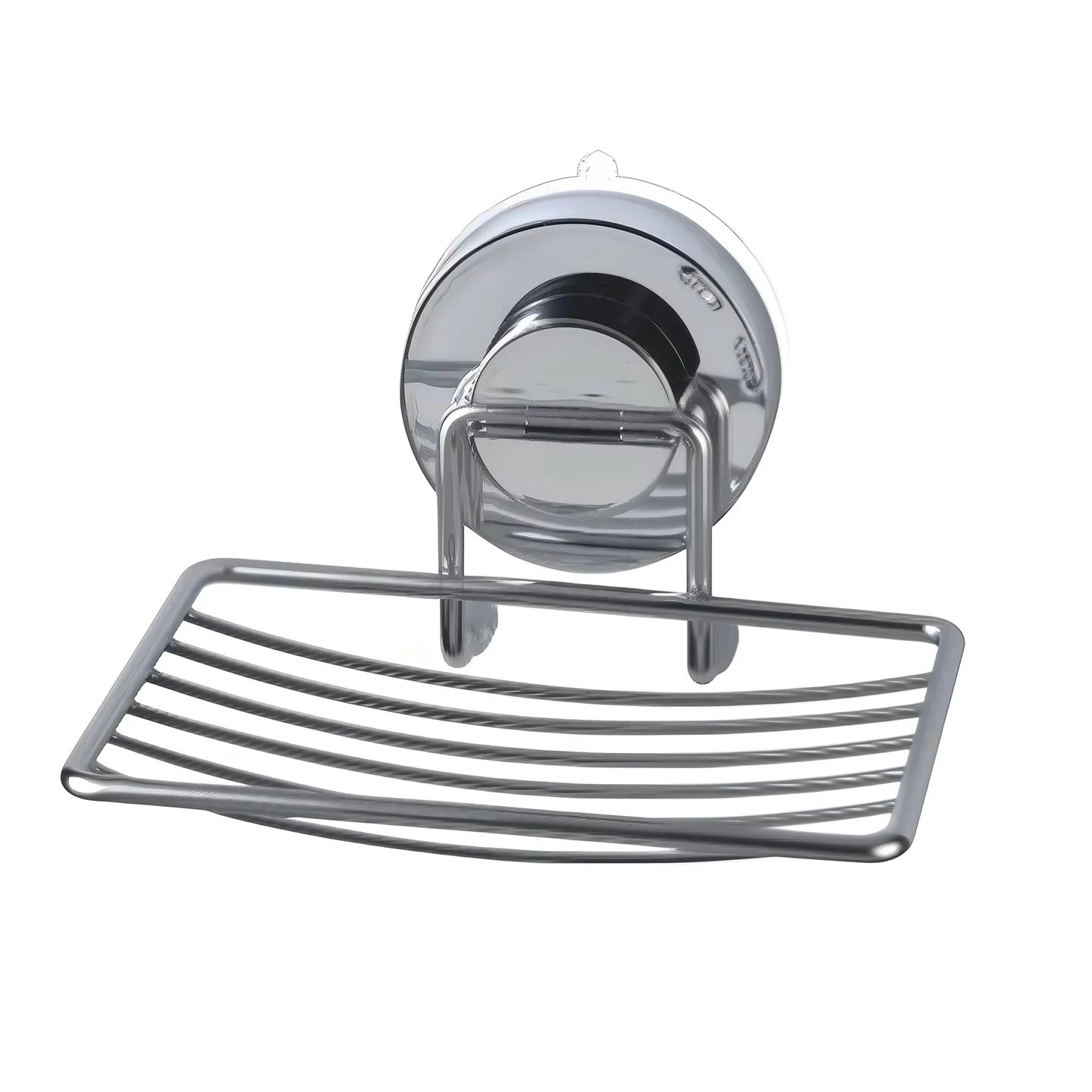 No Punching Detachable Stainless Steel Bath Soap Holder bar Soap Tray with Suction Cup